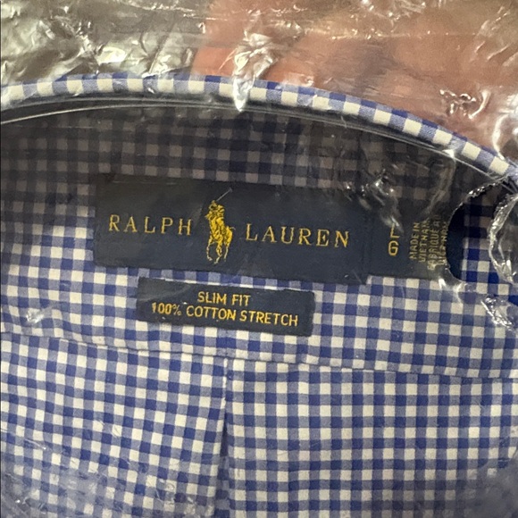 Ralph Lauren Slim fit 100% cotton stretch long sleeves - Picture 9 of 10